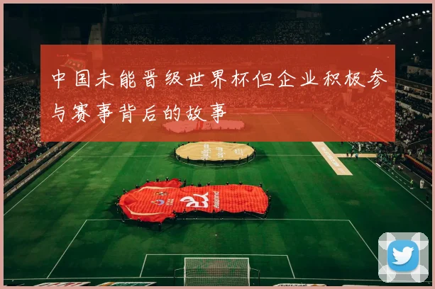 中国未能晋级世界杯但企业积极参与赛事背后的故事